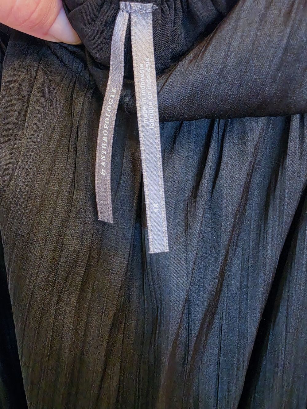 Anthropologie Black Strappy Maxi Dress - Picture 6 of 7